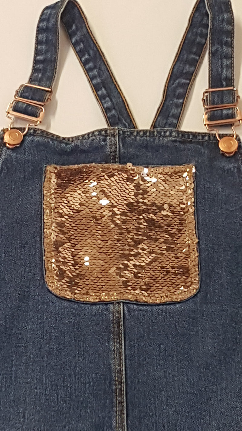 GEORGE FLITTERES,KANTÁROS KISLÁNY FARMER RUHA  146-152