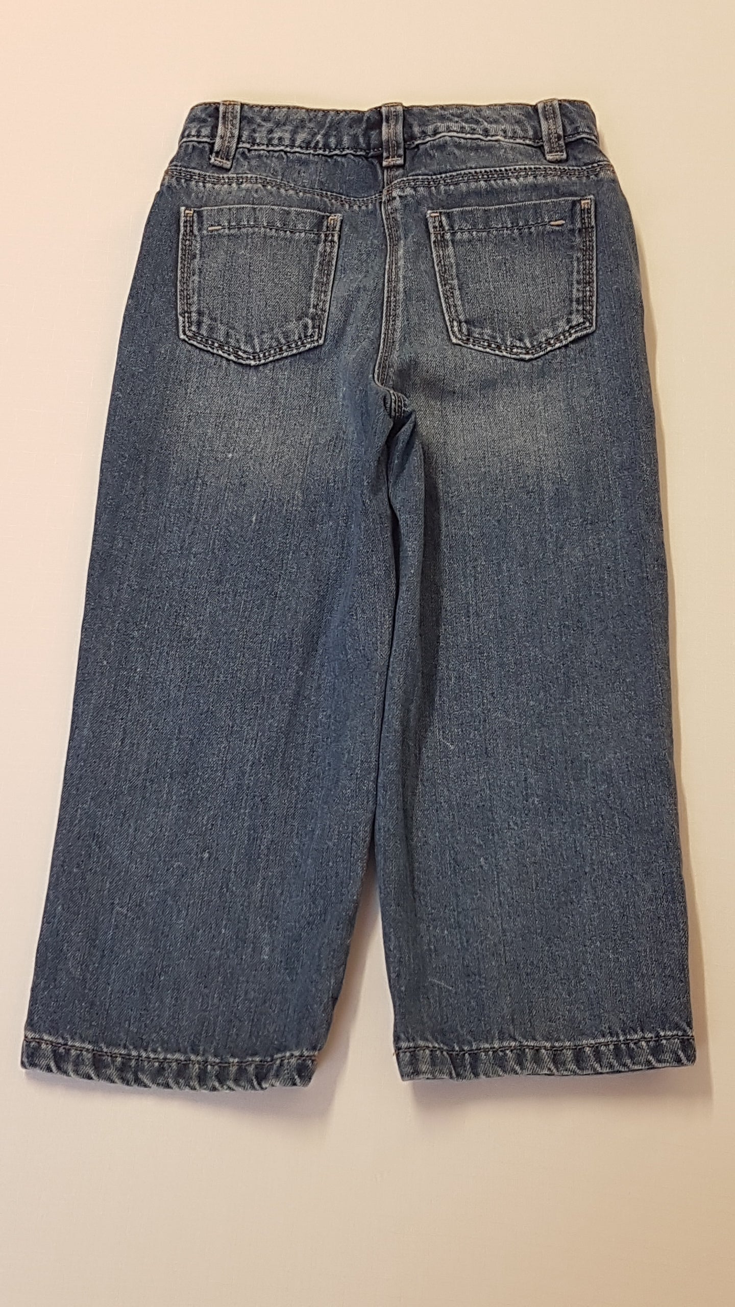 NEXT KOPTATOTT KISFIÚ FARMERNADRÁG, ÁLLÍTHATÓ GUMIS DERÉKRÉSSZEL 116