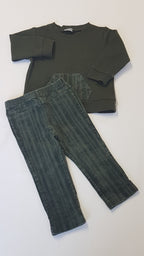 OH PENGUIN OLIVAZÖLD KISFIÚ ELEGÁNS SZETT 80