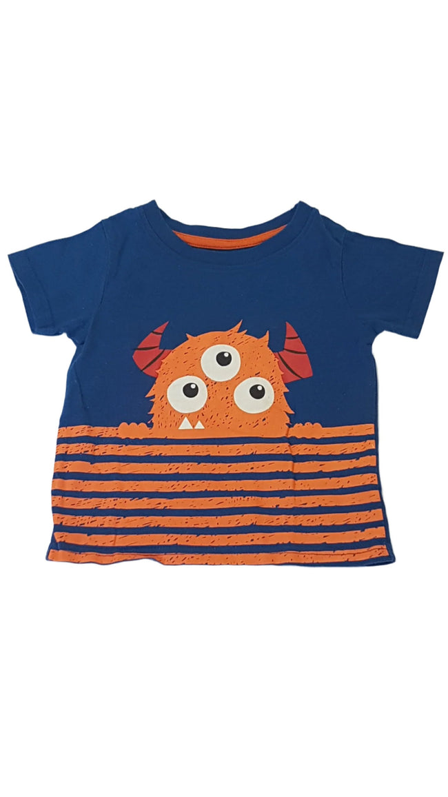 PRIMARK ÁLLATFIGURÁS KISFIÚ PÓLÓ 80-86 Hover Image