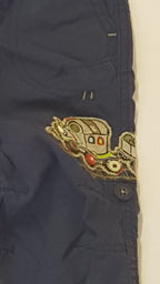 NEXT SÖTÉTKÉK,HÍMZETT AUTÓMINTÁS KISFIÚ VÁSZON NACI 74