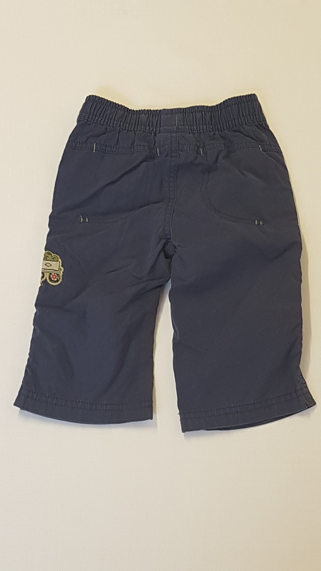 NEXT SÖTÉTKÉK,HÍMZETT AUTÓMINTÁS KISFIÚ VÁSZON NACI 74