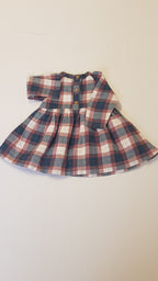 MOTHERCARE EXTRAMINŐSÉGŰ,NAGY KOCKÁS KISLÁNY RUHA 62