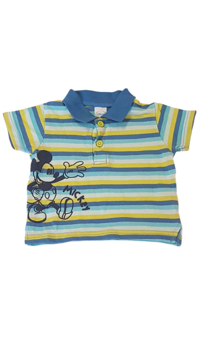 ÚJ DISNEY MICKEY MOUSE GOMBOS,GALLÉROS KISFIÚ PÓLÓ 56-62 Hover Image