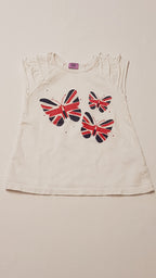 F&F KIDS CSILLÁMPOROS,ANGOL PILLANGÓS,CSAJOS KISLÁNY PÓLÓ 92