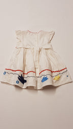 M&S CSINOS,MADÁRKÁS,ALSÓSZOKNYÁS KISLÁNY RUHÁCSKA 68