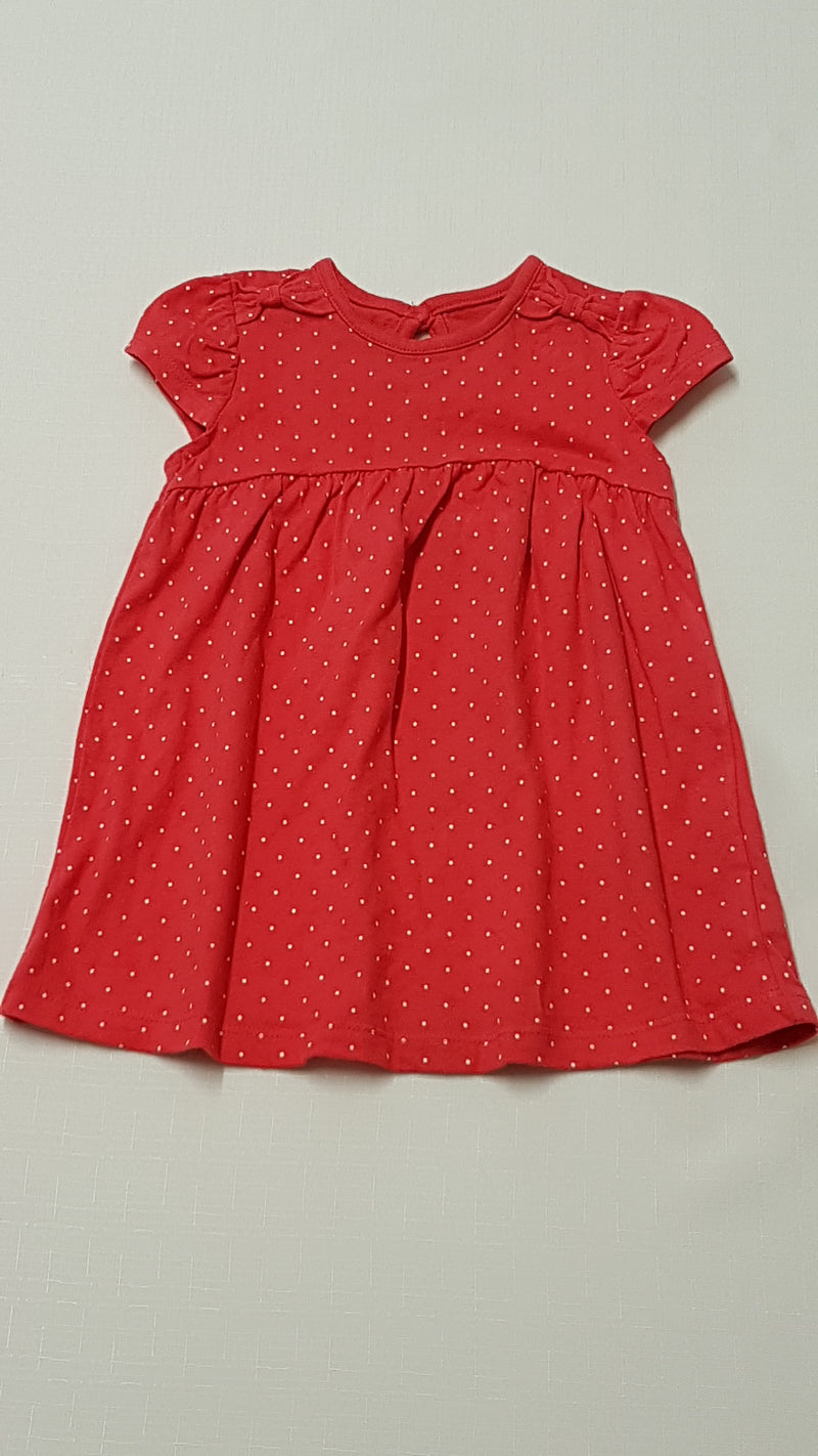 GEORGE APRÓ PÖTTYÖS,ÉDI KISLÁNY PAMUT RUHA 68-74