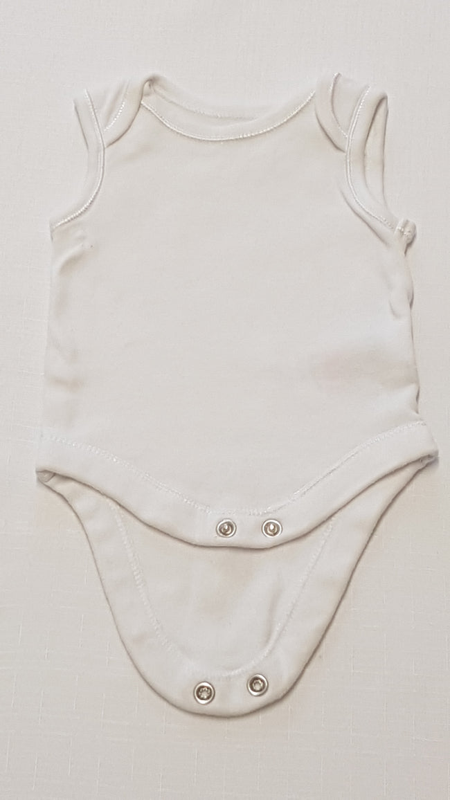 MOTHERCARE UNISEX,FEHÉR TRIKÓ-BODY 50 Hover Image
