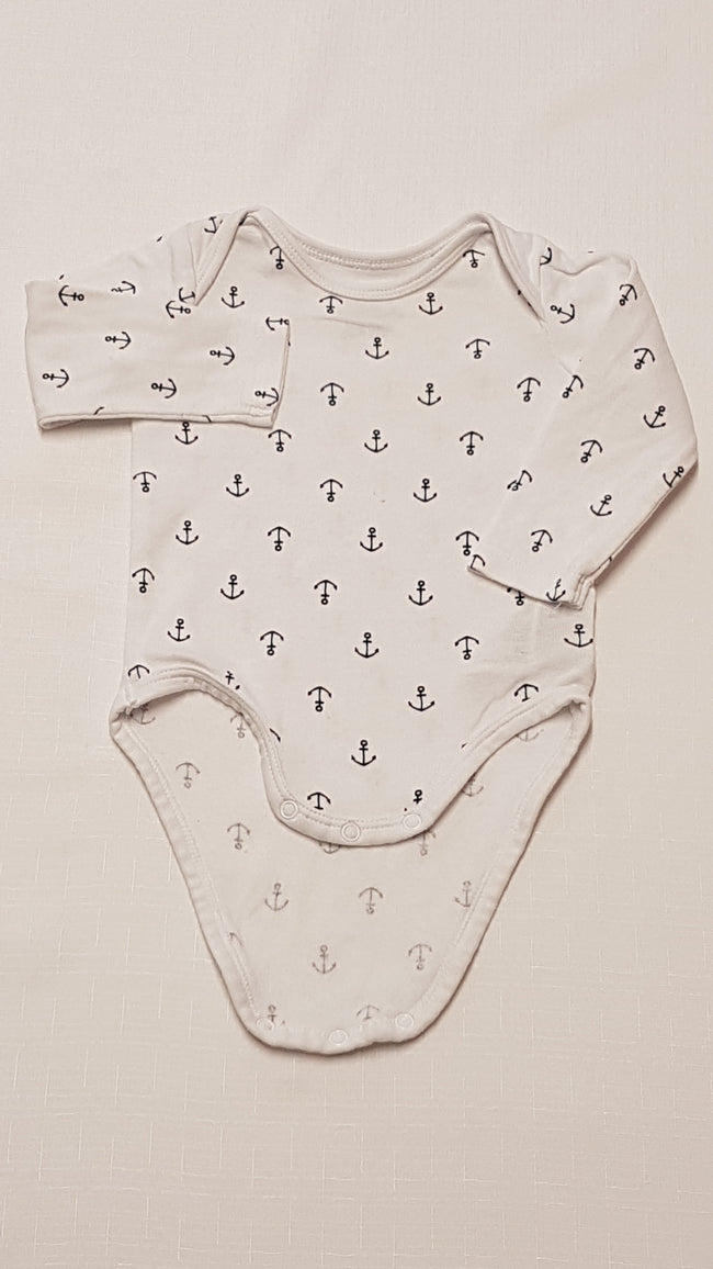 H&M HORGONY MINTÁS,HOSSZÚ UJJÚ KISFIÚ BODY 68 Hover Image