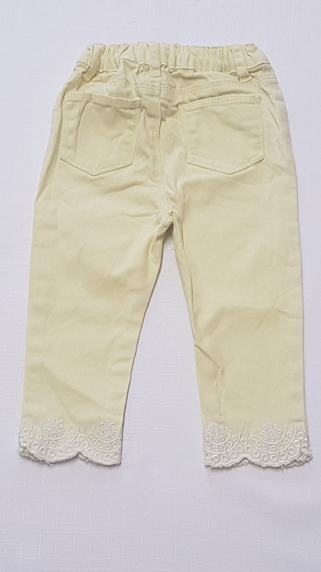 DENIM CO. HÍMZETT ALJÚ,SÁRGA,CSAJOS KISLÁNY NACI 80 Main Image