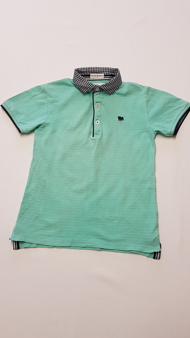 JASPER J CONRAN GOMBOS,GALLÉROS,MENTA SZÍNŰ  KISFIÚ PÓLÓ 128 Hover Image