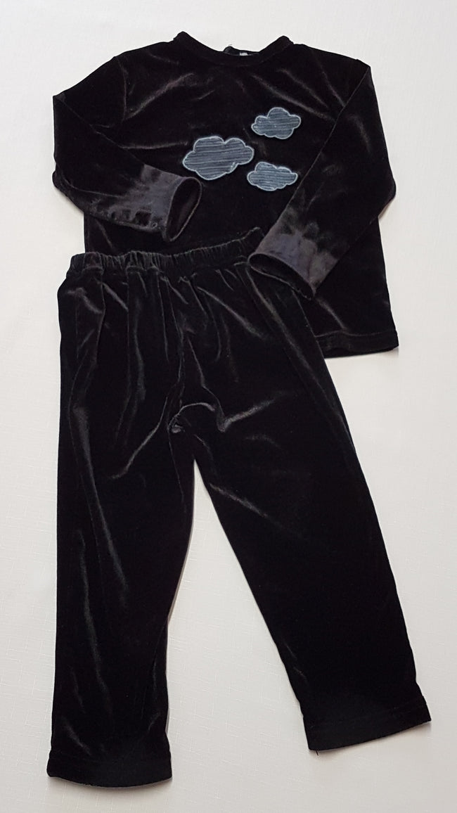 KOKAO PARIS TÜKÖRBÁRSONY,FELHŐ MINTÁS  KISFIÚ SZETT 92-98 Hover Image