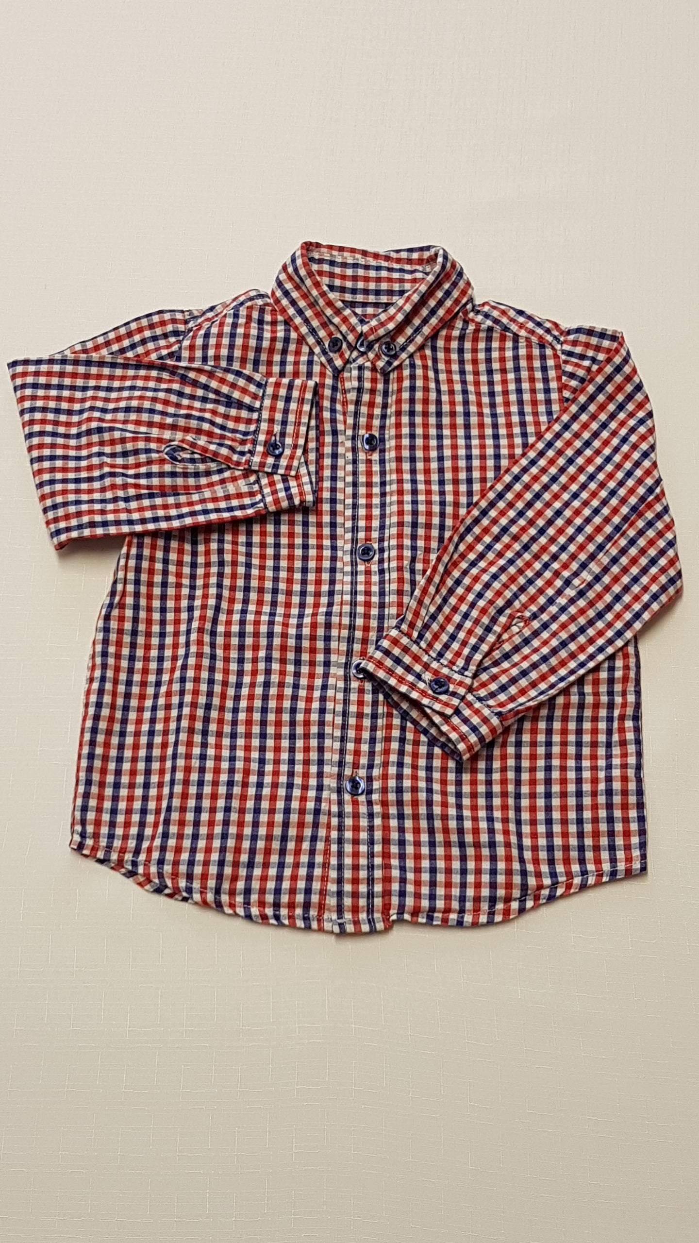 PRIMARK TRENDI,KOCKÁS KISFIÚ ING 98