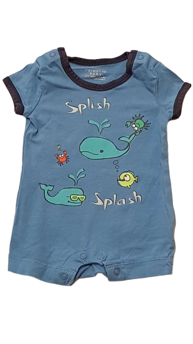 PRIMARK BABY BÁLNÁS KISFIÚ NAPOZÓ 50-56 Hover Image