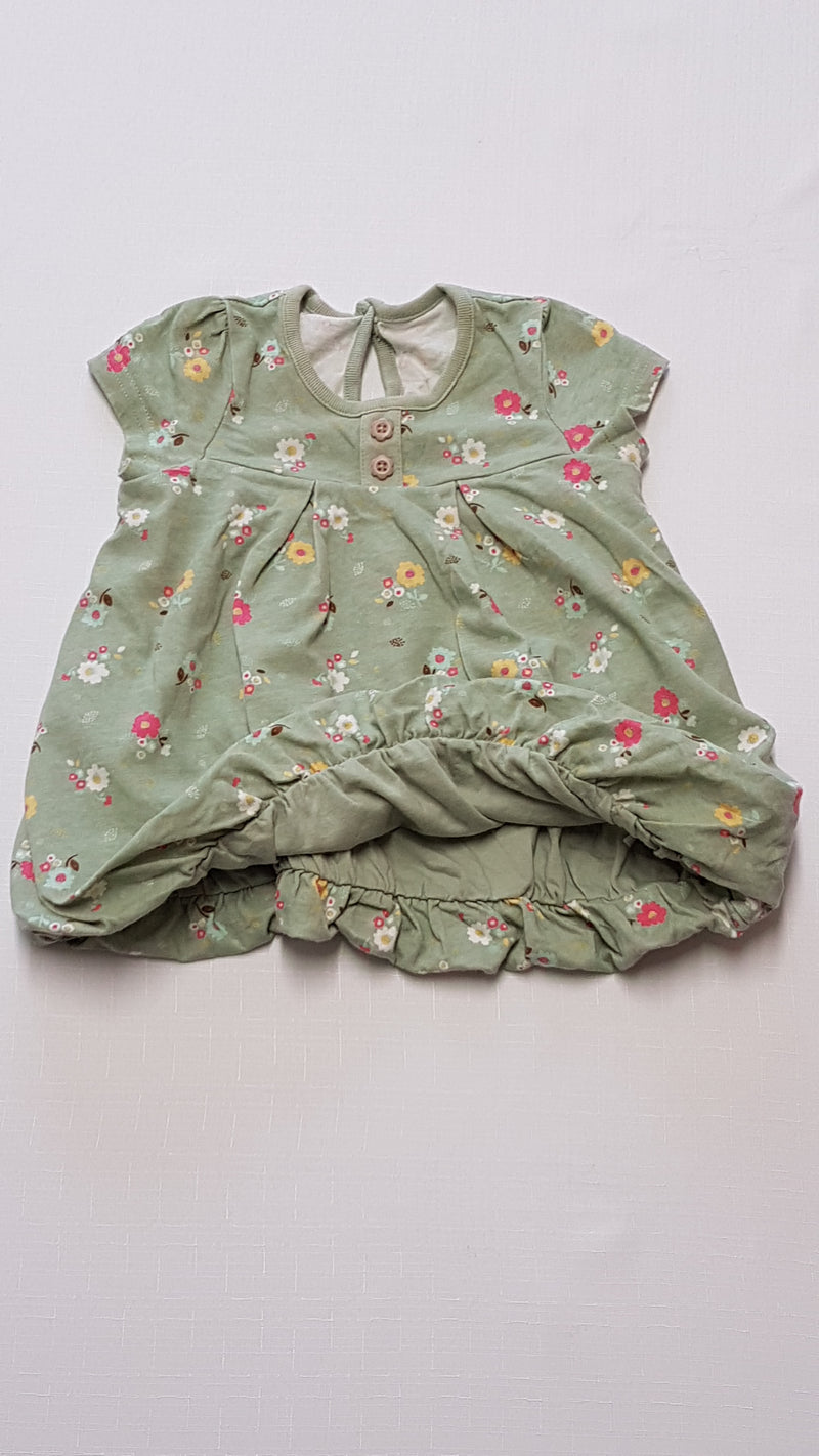 GEORGE BUGGYOS ALJÚ,APRÓ VIRÁGMINTÁS KISLÁNY RUHA 68