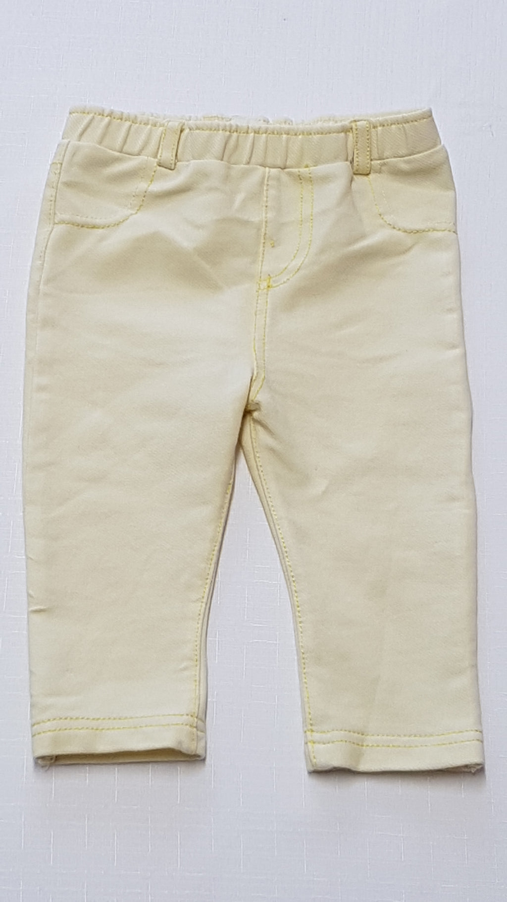 M&CO VILÁGOS SÁRGA KISLÁNY LEGGING 74