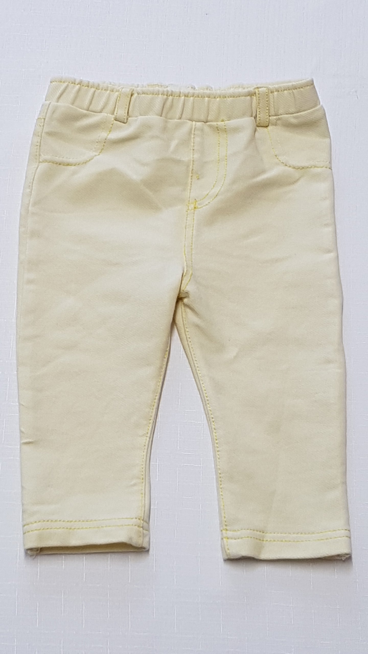M&CO VILÁGOS SÁRGA KISLÁNY LEGGING 74