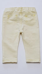 M&CO VILÁGOS SÁRGA KISLÁNY LEGGING 74