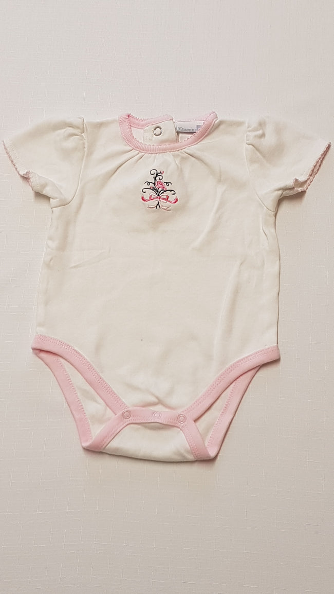 VITAMINS BABY HÍMZETT KISLÁNY BODY 68-74 Hover Image