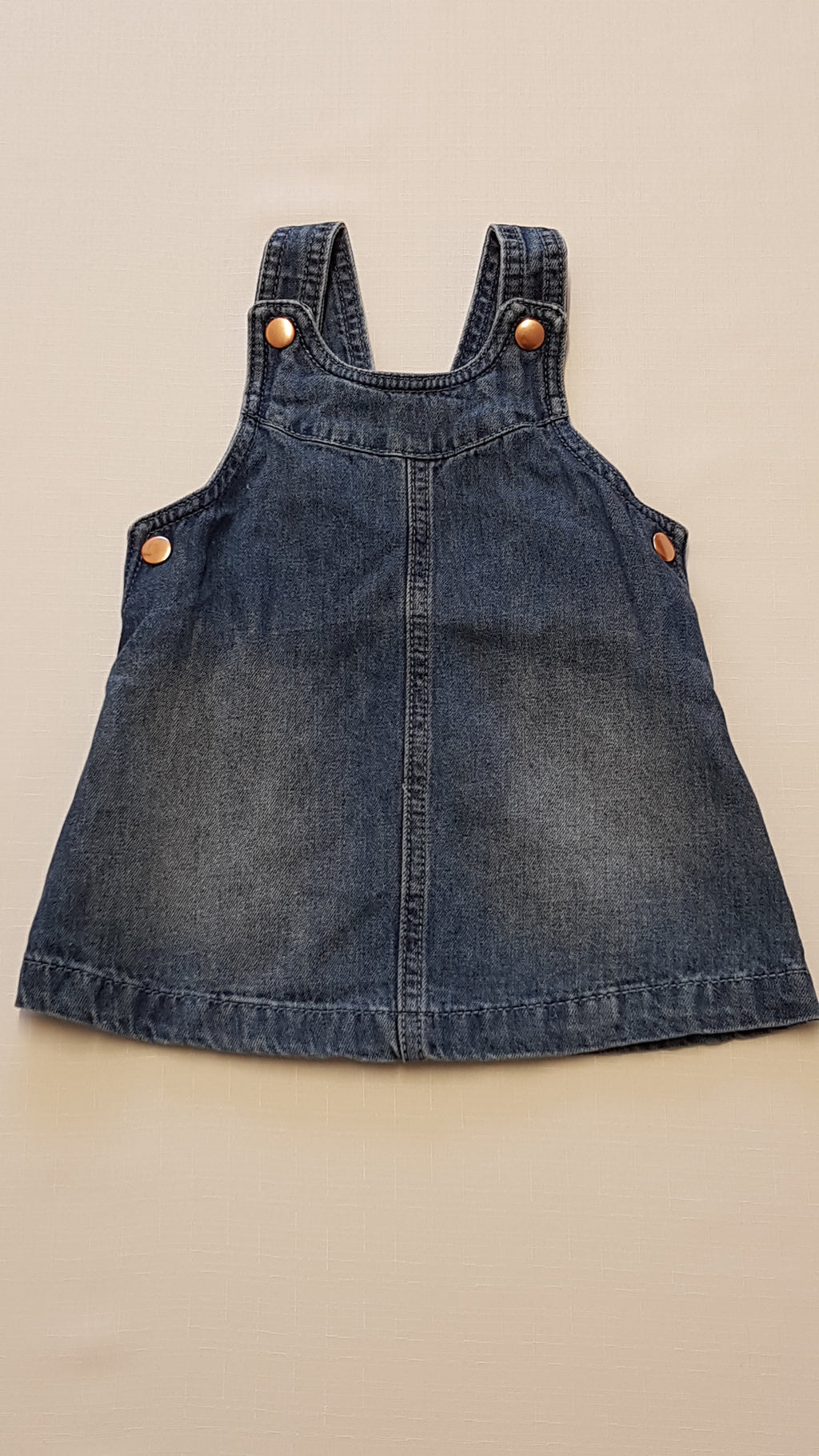 F&F KIDS CSINI,KANTÁROS KISLÁNY FARMER RUHA 74