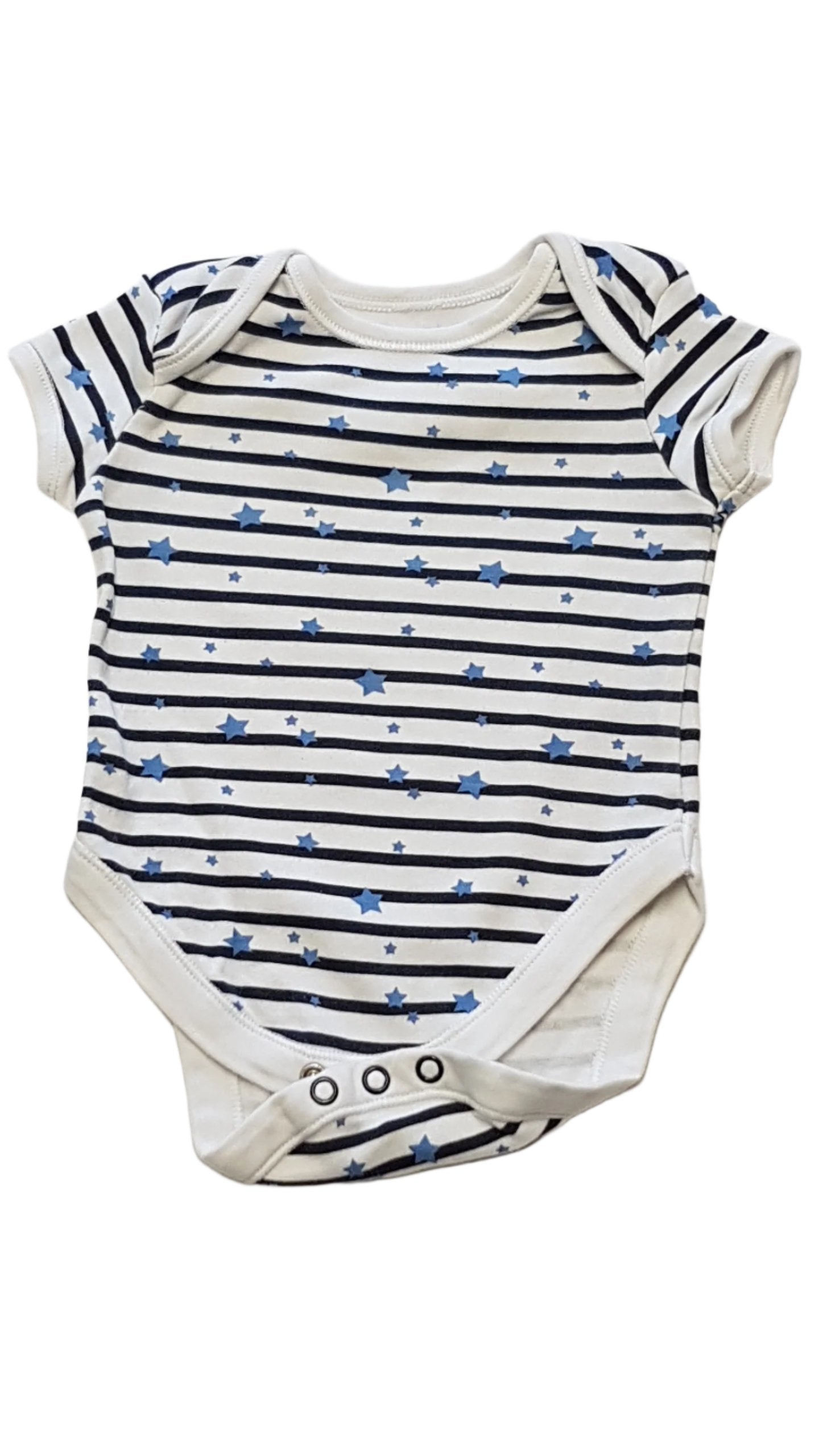 PRIMARK BABY CSÍKOS,CSILLAGMINTÁS UNISEX BODY 68