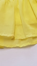 H&M NAPSÁRGA, 3D VIRÁGOS,CSINI KISLÁNY FELSŐ 122