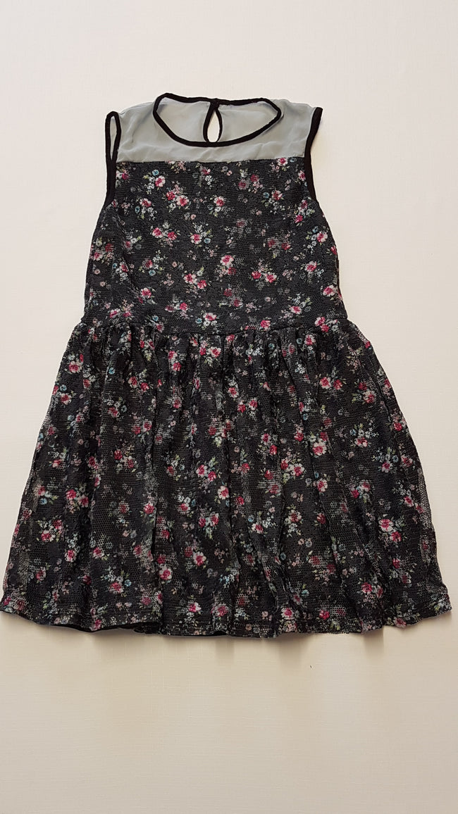 YOUNG DIMENSION ALSÓ SZOKNYÁS,APRÓ VIRÁGMINTÁS,CSINI KISLÁNY RUHA 152 Hover Image