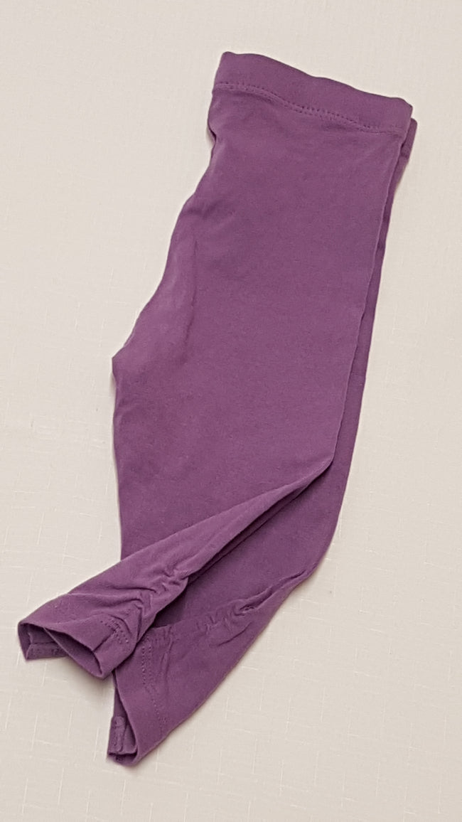 M&S KÉTOLDALT RÁNCOLT LILA KISLÁNY LEGGING 74 Hover Image