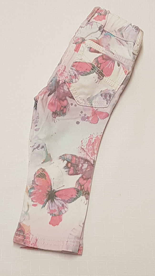 NEXT GYÖNYÖRŰ SZÉP,SZÍNES,NAGY PILLANGÓS KISLÁNY FARMERNACI 74 Main Image