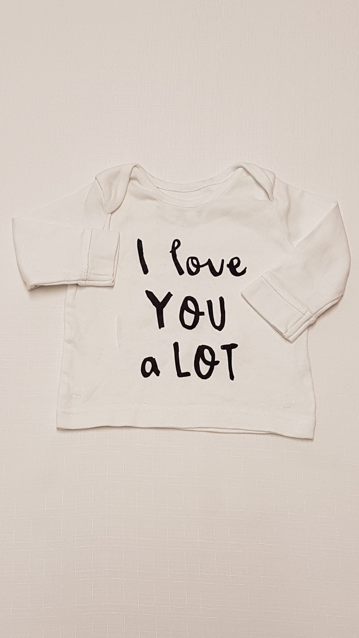 I LOVE YOU A LOT FELIRATÚ,UNISEX FELSŐ 68