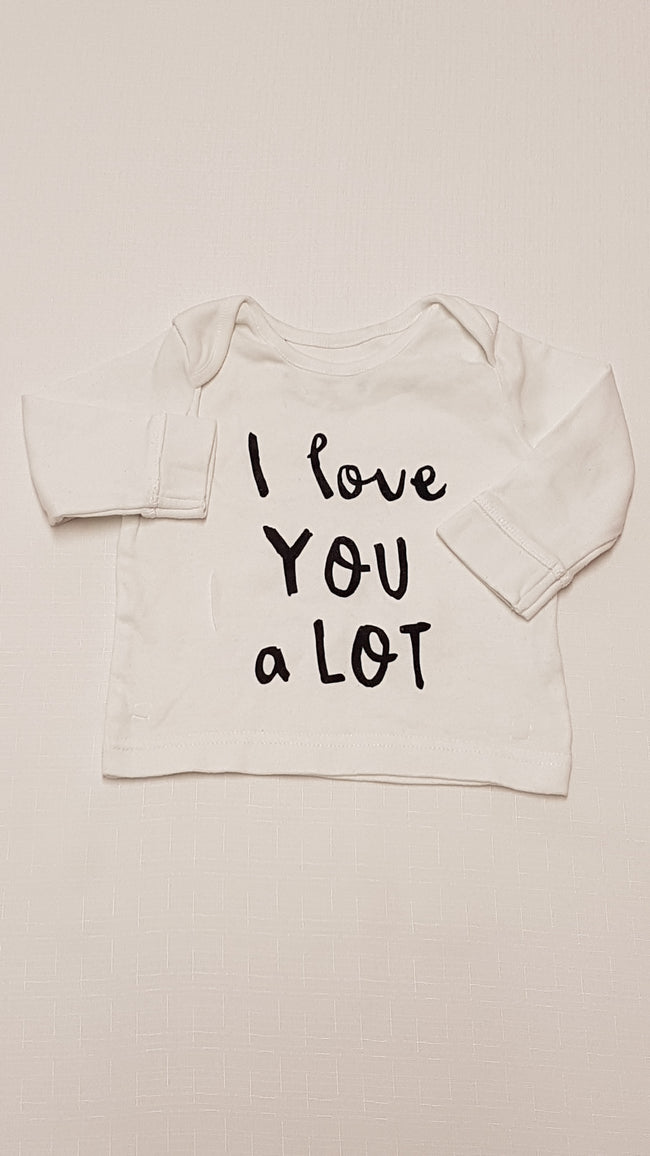 I LOVE YOU A LOT FELIRATÚ,UNISEX FELSŐ 68 Hover Image
