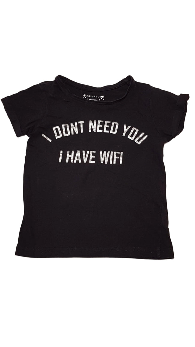 PRIMARK FELIRATOS,TRENDI KISLÁNY PÓLÓ 128 Hover Image