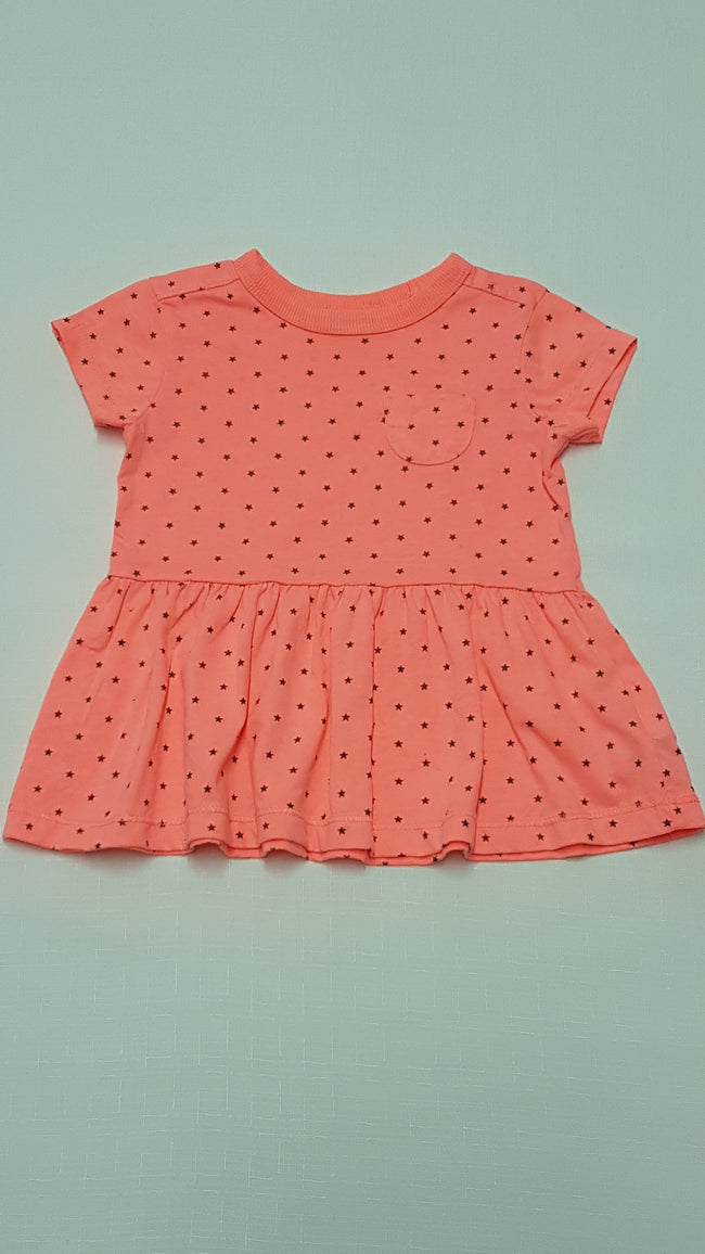 ÚJ NEXT APRÓ PÖTTYÖS,PAMUT KISLÁNY RUHA 74 Hover Image