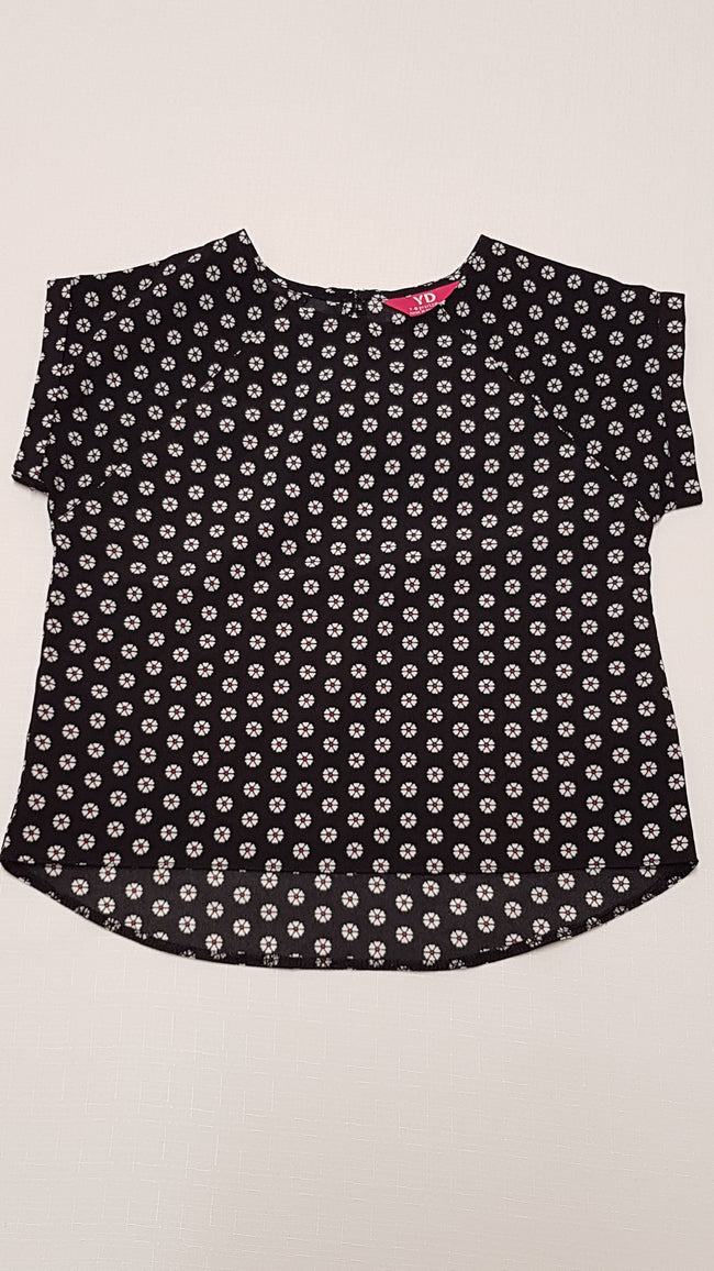 ÚJ YOUNG DIMENSION APRÓ VIRÁGMINTÁS, LENGE KISLÁNY BLÚZ 128 Hover Image