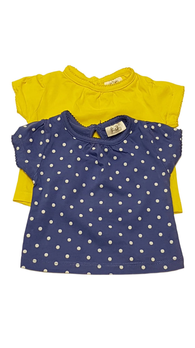 ÚJ F&F KIDS CSINI KISLÁNY PÓLÓ SZETT 56 Hover Image