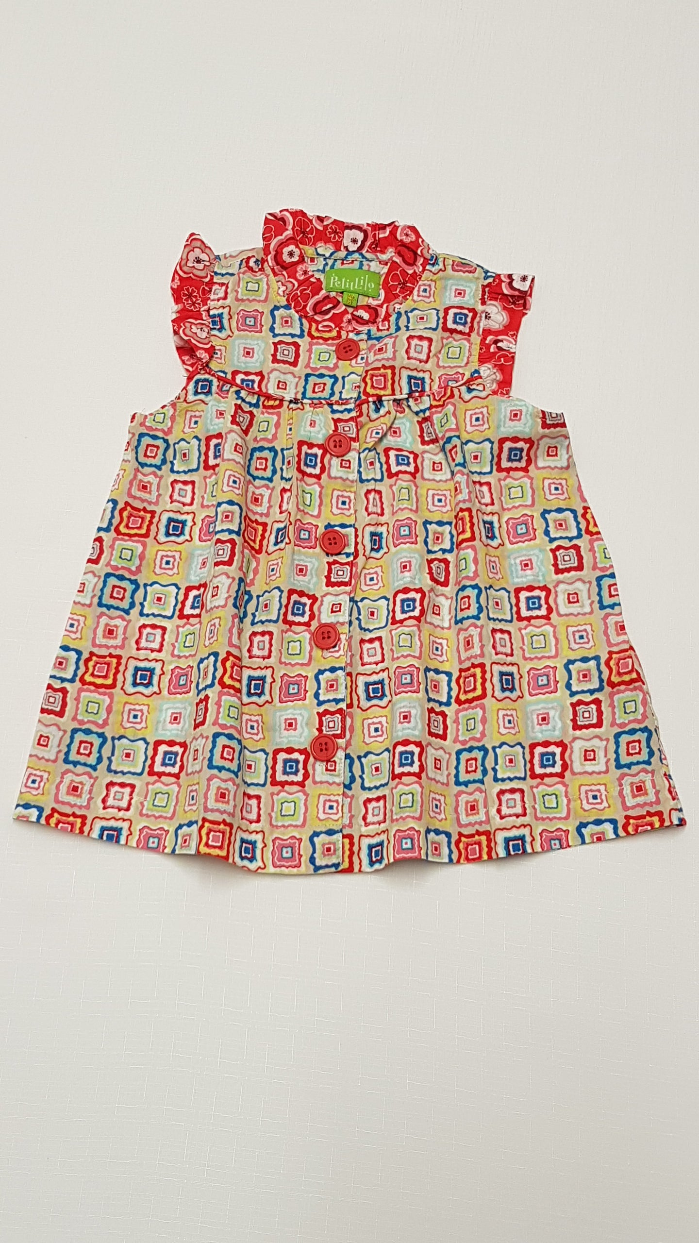 PETITLILO DESIGNER LENGE KISLÁNY RUHA 98