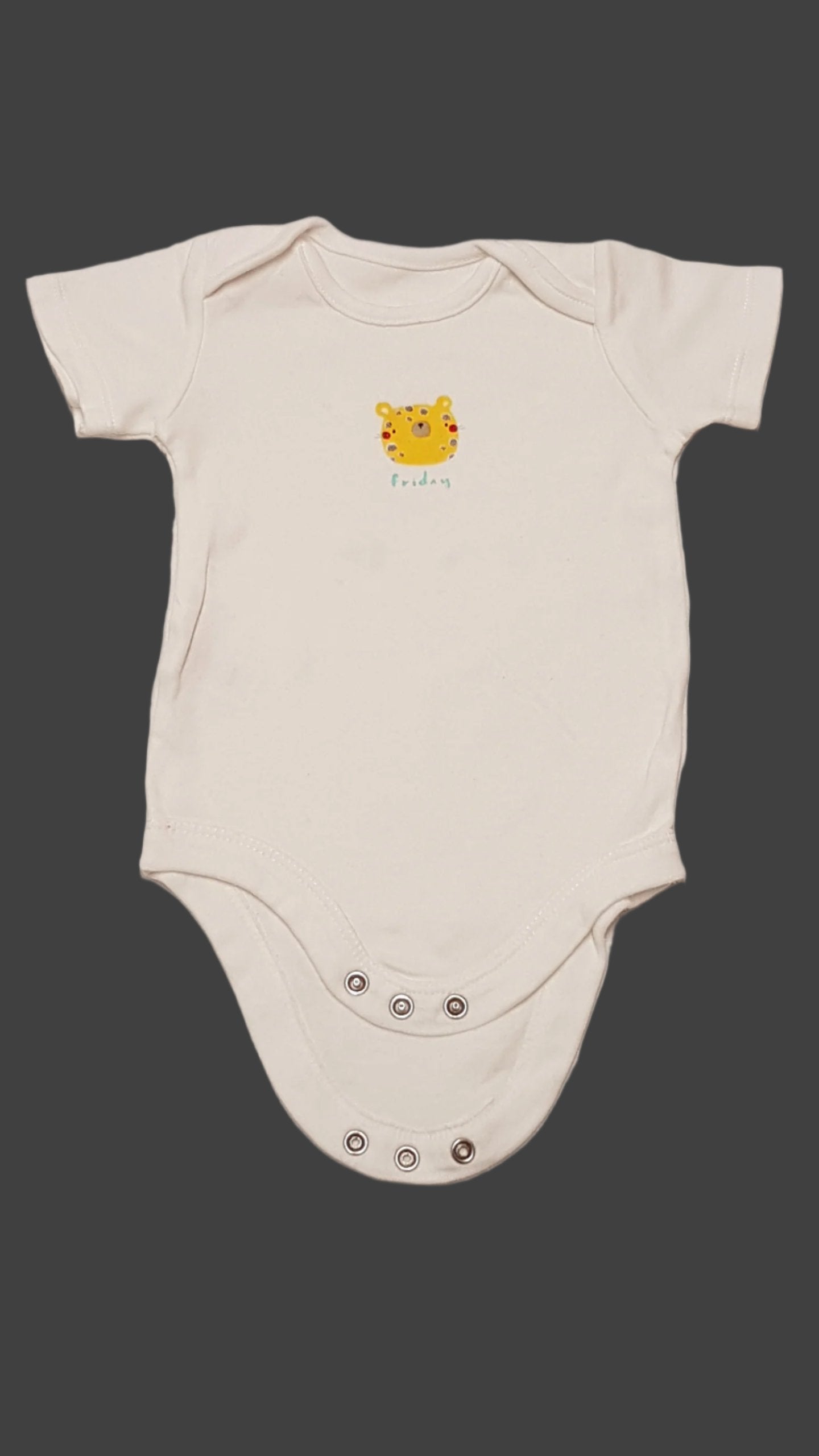 TU FRIDAY FELIRATÚ,ÁLLATFIGURÁS UNISEX BODY 62-68