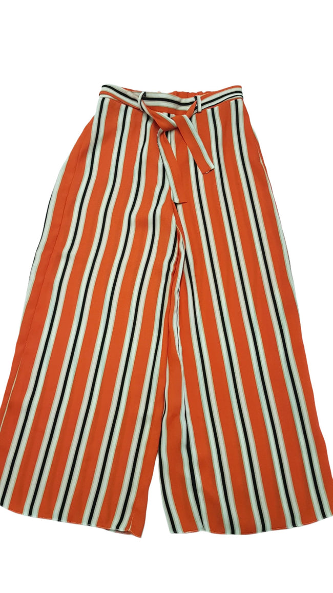 RIVER ISLAND TRENDI,CSÍKOS KISLÁNY BŐSZÁRÚ NADRÁG 134-140 Hover Image