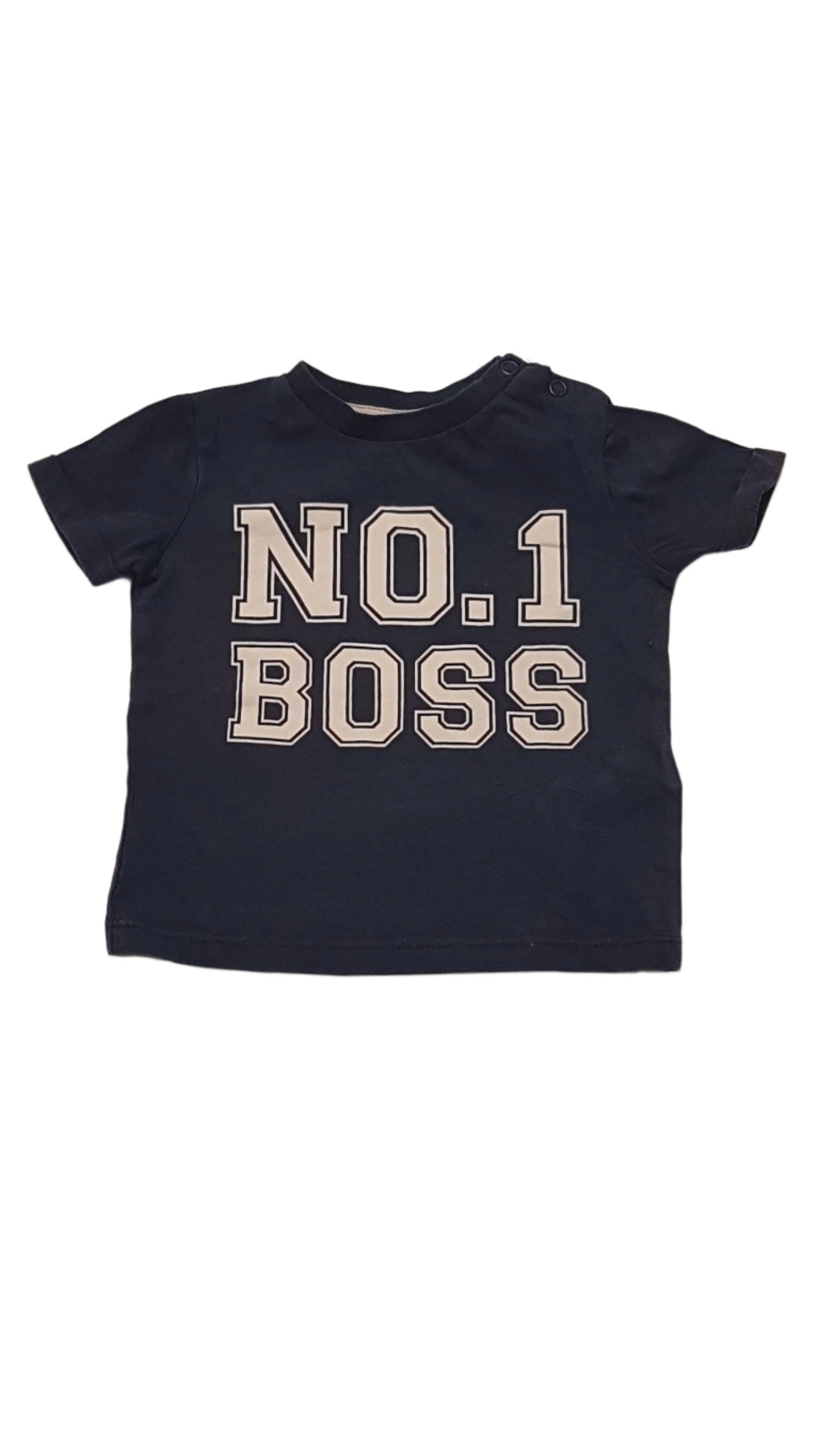 ÚJ F&F KIDS NO.1 BOSS FELIRATÚ KISFIÚ PÓLÓ 74