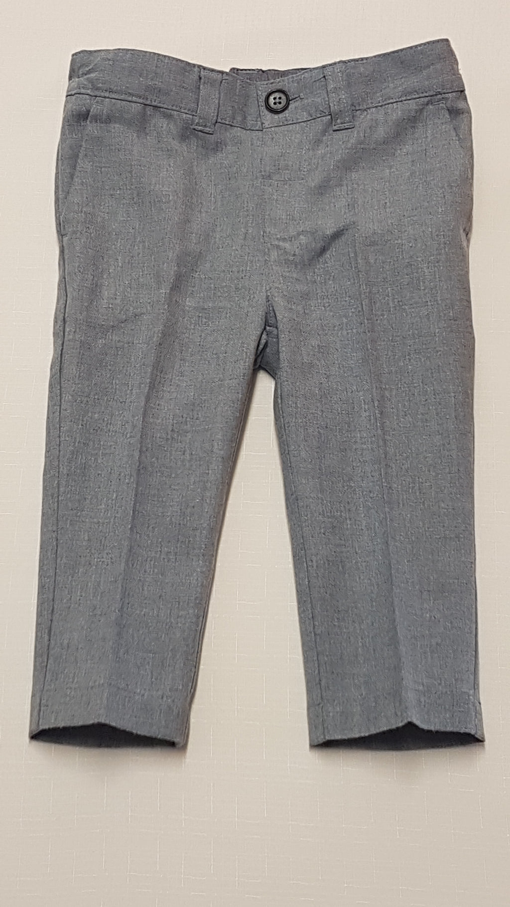 ÚJ MATALAN ELEGÁNS SZÜRKE SZÍNŰ KISFIÚ SZÖVETNADRÁG,ÁLLÍTHATÓ GUMIS DERÉKRÉSSZEL 74-80