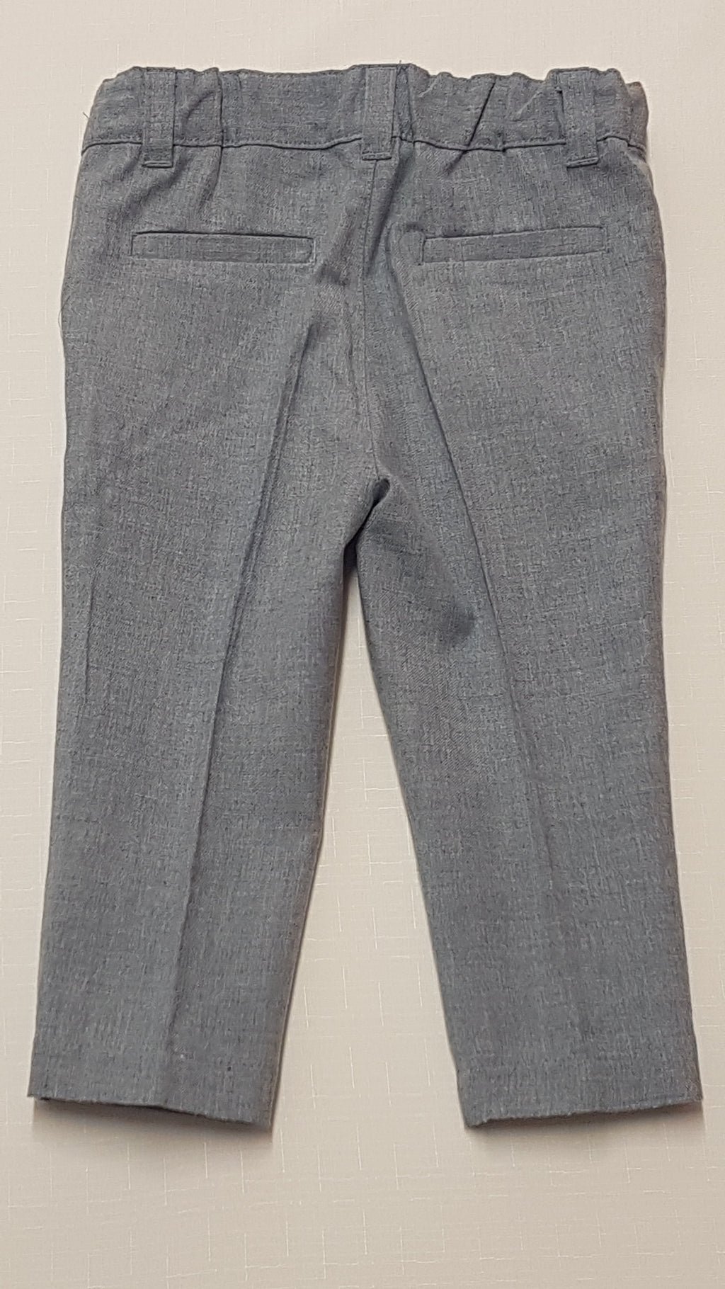 ÚJ MATALAN ELEGÁNS SZÜRKE SZÍNŰ KISFIÚ SZÖVETNADRÁG,ÁLLÍTHATÓ GUMIS DERÉKRÉSSZEL 74-80