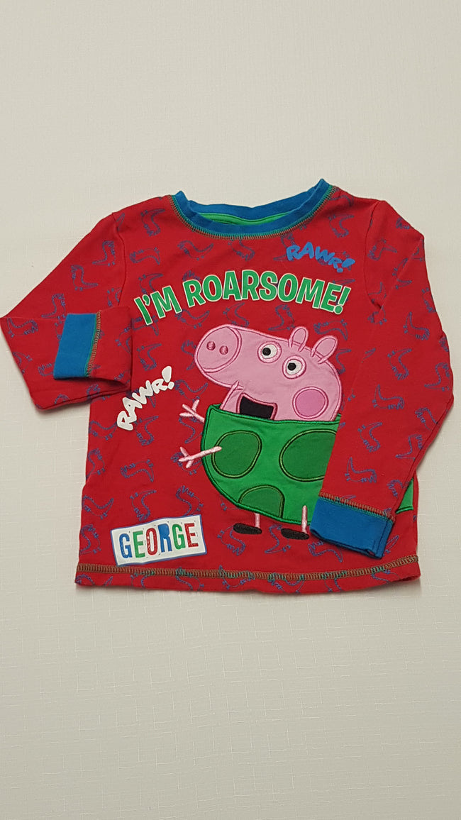 MINI CLUB PEPPA PIG KISFIÚ PIZSI FELSŐ 92-98 Hover Image