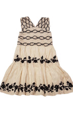 ZARA KIDS GYÖNYÖRŰ SZÉP HÍMZETT,MINŐSÉGI KISLÁNY RUHA 128