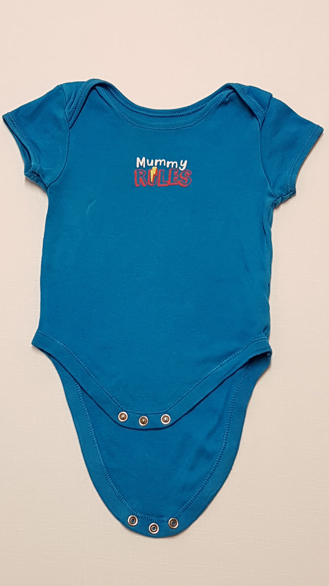 PRIMARK BABY MUMMY RULES KISFIÚ BODY 80 Hover Image