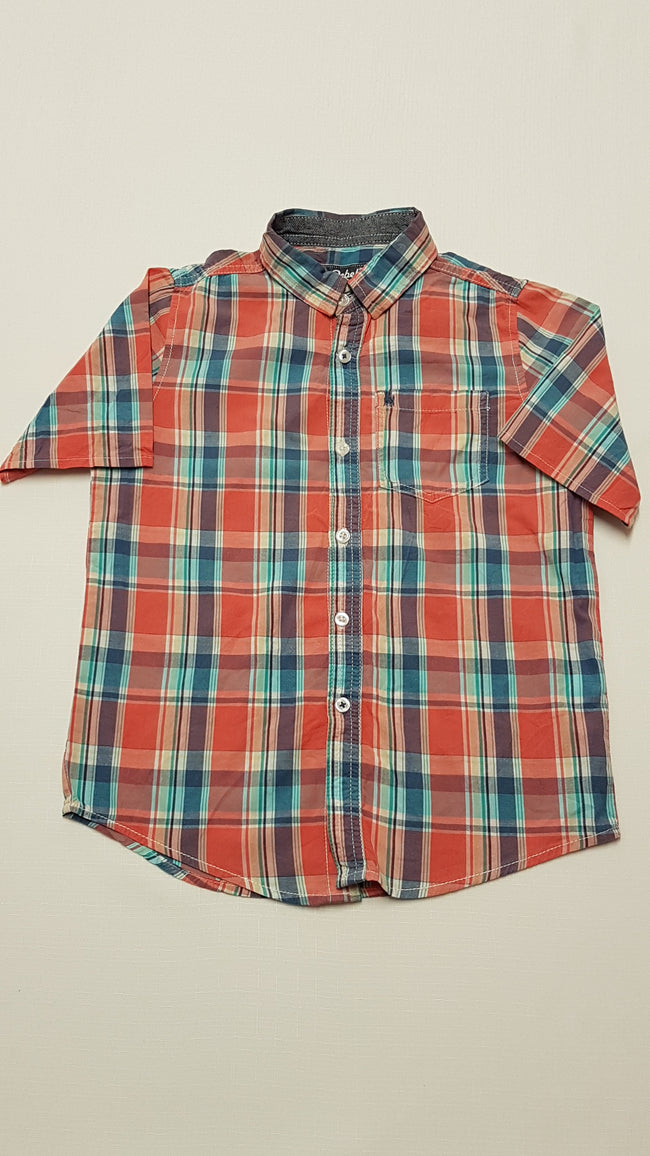 PRIMARK TRENDI SZÍNŰ,KOCKÁS KISFIÚ ING 140 Hover Image