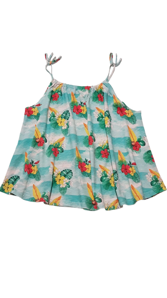 ZARA GIRLS HAWAII MINTÁS,PÁNTOS KISLÁNY TUNIKA FAZONÚ TRIKÓ 140 Hover Image