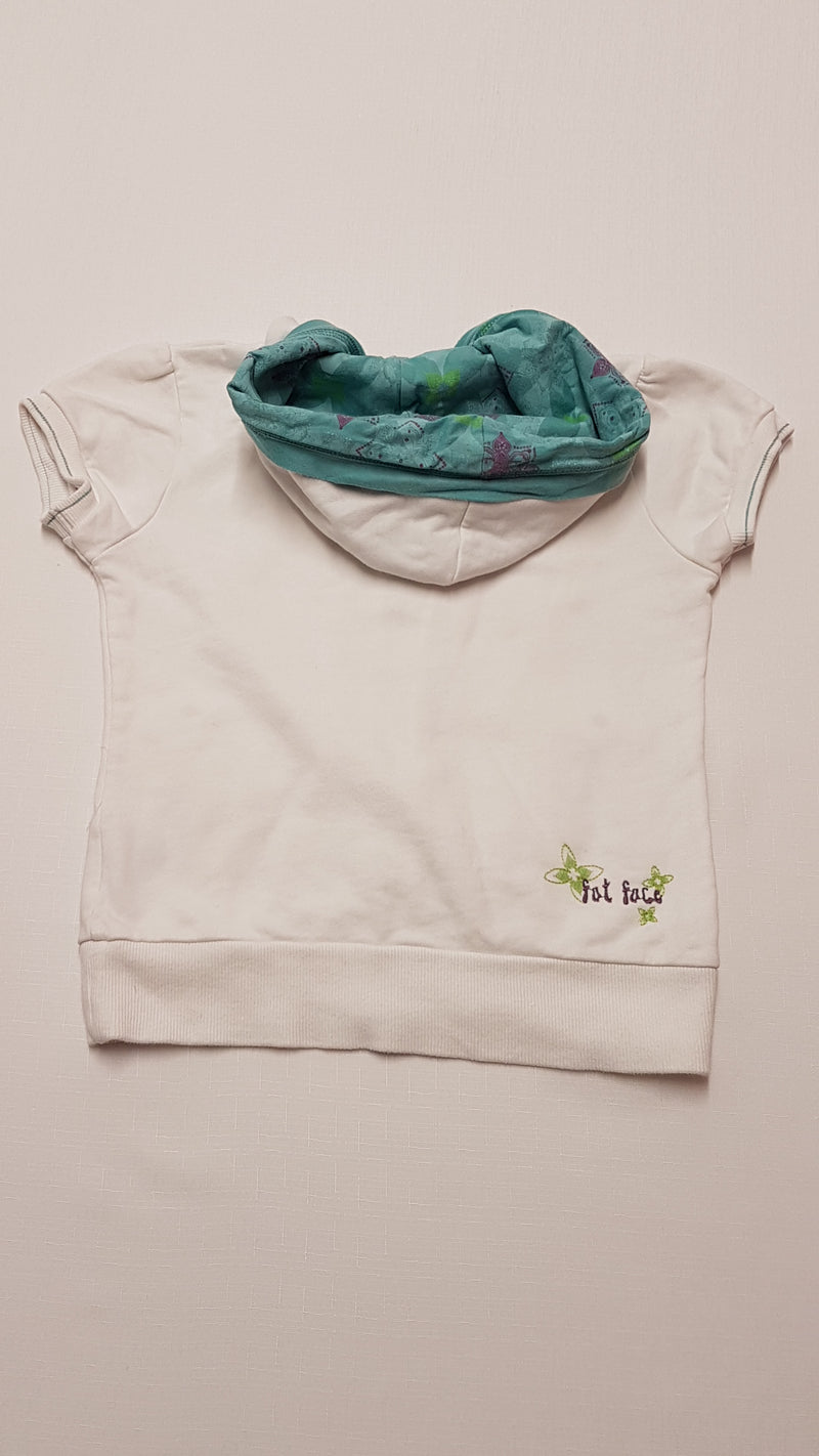 FAT FACE KAPUCNIS,CIPZÁROS,TRENDI KISLÁNY PULÓVER 128-134