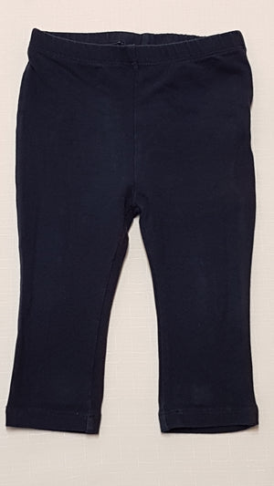 DEBENHAMS SÖTÉTKÉK,HÁTUL MASNIS,CSINI KISLÁNY LEGGING 74