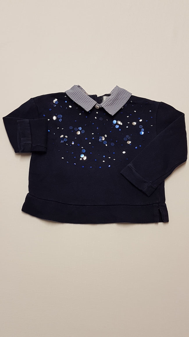 JASPER CONRAN GALLÉROS,FLITTERES,CSILLOGÓS KISLÁNY PULÓVER 110 Hover Image