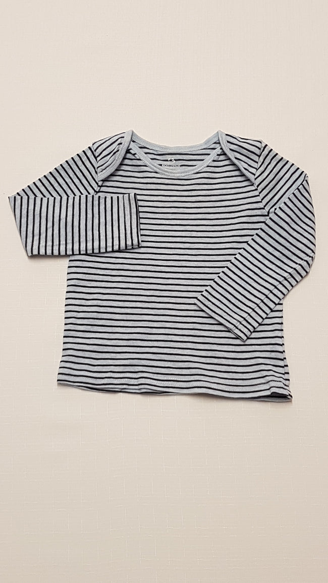 EARLY DAYS HOSSZÚ UJJÚ VÉKONY CSÍKOS,UNISEX FELSŐ 80 Hover Image